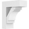 Ekena Millwork Standard Merced Architectural Grade PVC Bracket with Block Ends, 5"W x 12"D x 14"H BKTP05X12X14MRC05 - alternate 1